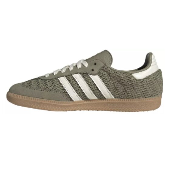 adidas Women's Samba OG Shoes-Color: Active Green/White - Picture 4 of 5